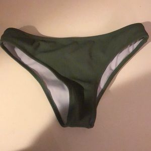 Green bathing suit bottoms